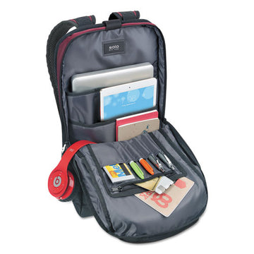 Solo Draft Backpack, 6.25" X 18.12" X 18.12", Nylon, Burgundy freeshipping - TVN Wholesale